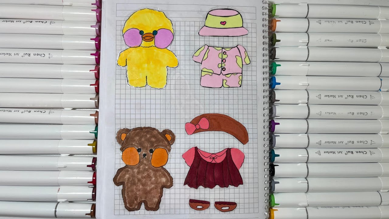 Sticker Time , Kawaii Coloring, Cute Art in Real Time ( LİVE 🔴 )