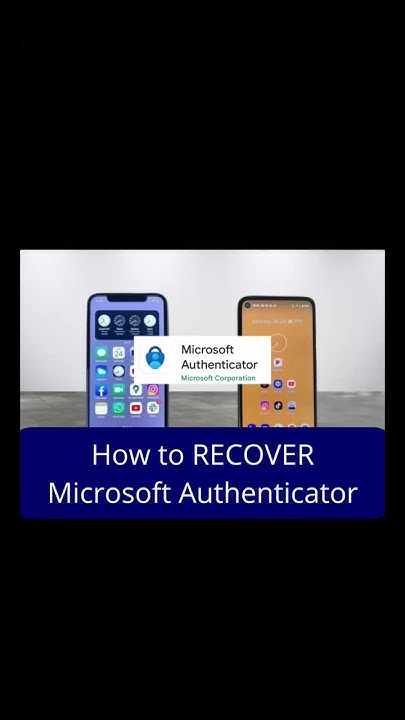 How to recover Microsoft Authenticator Accounts and Codes # ...