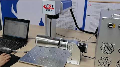 How to set up a fiber laser rotary tool with ezcad