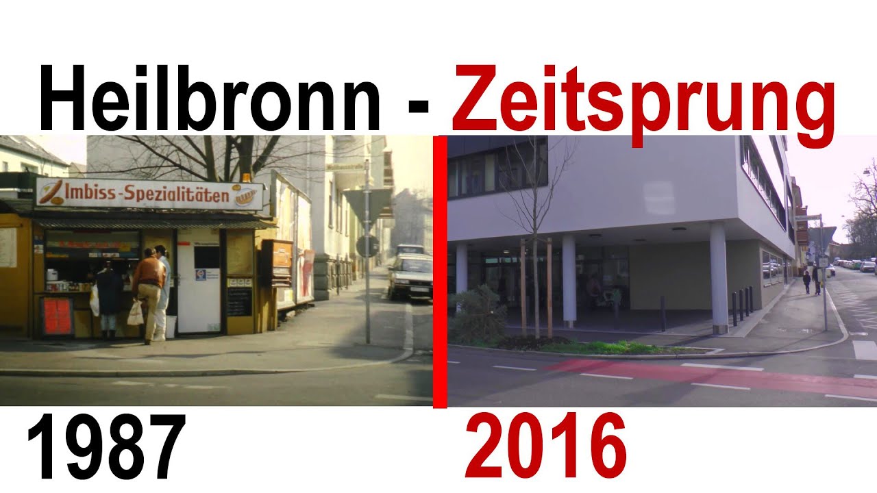 HEILBRONN #Zeitreise mit der Zeitmaschine trip in the time machine #Zeitsprung time jump 1987 /2016