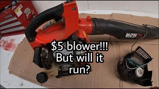 Victa blower repair. It cost me $5, but will it run?