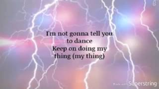 Don't Dance Simon Curtis Lyrics