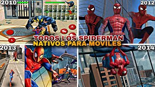 Todos Los SPIDER-MAN Nativos Que Existieron Para Moviles Android, Gameloft Edition 😲 2026
