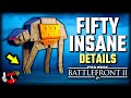 50 INSANE DETAILS on Scarif - Star Wars Battlefront 2