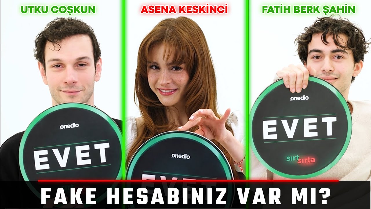 Asena Keskinci, Utku Coşkun, Fatih Berk Şahin Sırt Sırta 😂 Bağlantı Hatası Oyuncuları Konuğumuz 😂
