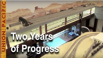 Two Years of Progress on My N-Scale Layout: August 2014 - August 2016