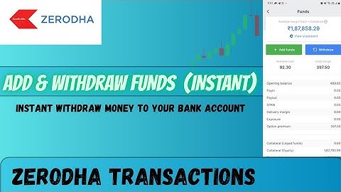 💰 Add & Withdraw Funds in Zerodha | Step-by-Step Guide for Traders