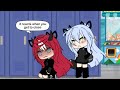 I Found Her Secret In The Locker📒🗄️ | Dark Gacha Life | Nyskarl Gacha