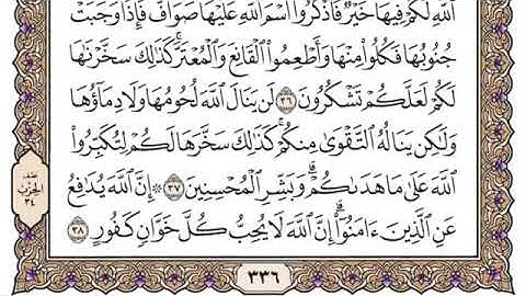 سورة الحج من آية ٣٨-٤٦ محمد ايوب