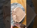 【裏技】丸いスポンジで！！ハートチョコデコ✨