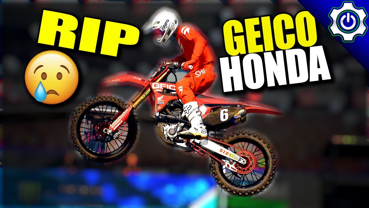 Factory Connection Honda Ceases Operations - GEICO Honda in Supercross 3