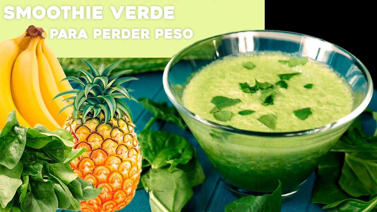 Batido verde para perder peso