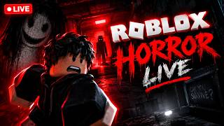 PLAYING HORORR GAMES IN ROBLOX