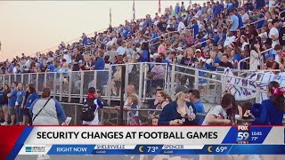 Central Indiana school districts increase safety measures at football games