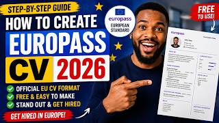 How to Create a Europass CV for Jobs & Study in Europe