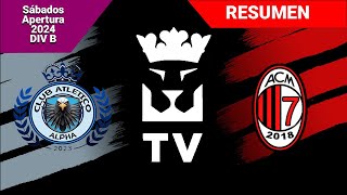 Club Atlético Alpha (4) - (3) AC Milan | Resumen