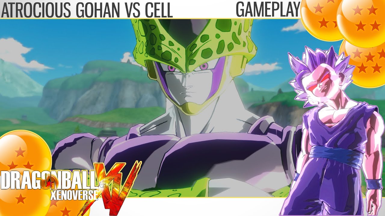Dragon Ball Xenoverse - Atrocious Gohan vs Cell (Gameplay)