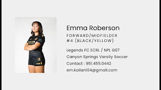 Emma Roberson highlight reel