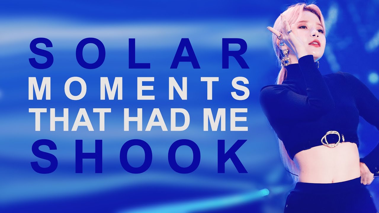RARE SOLAR MOMENTS that had me SHOOK || MAMAMOO CHRISTMAS COUNTDOWN