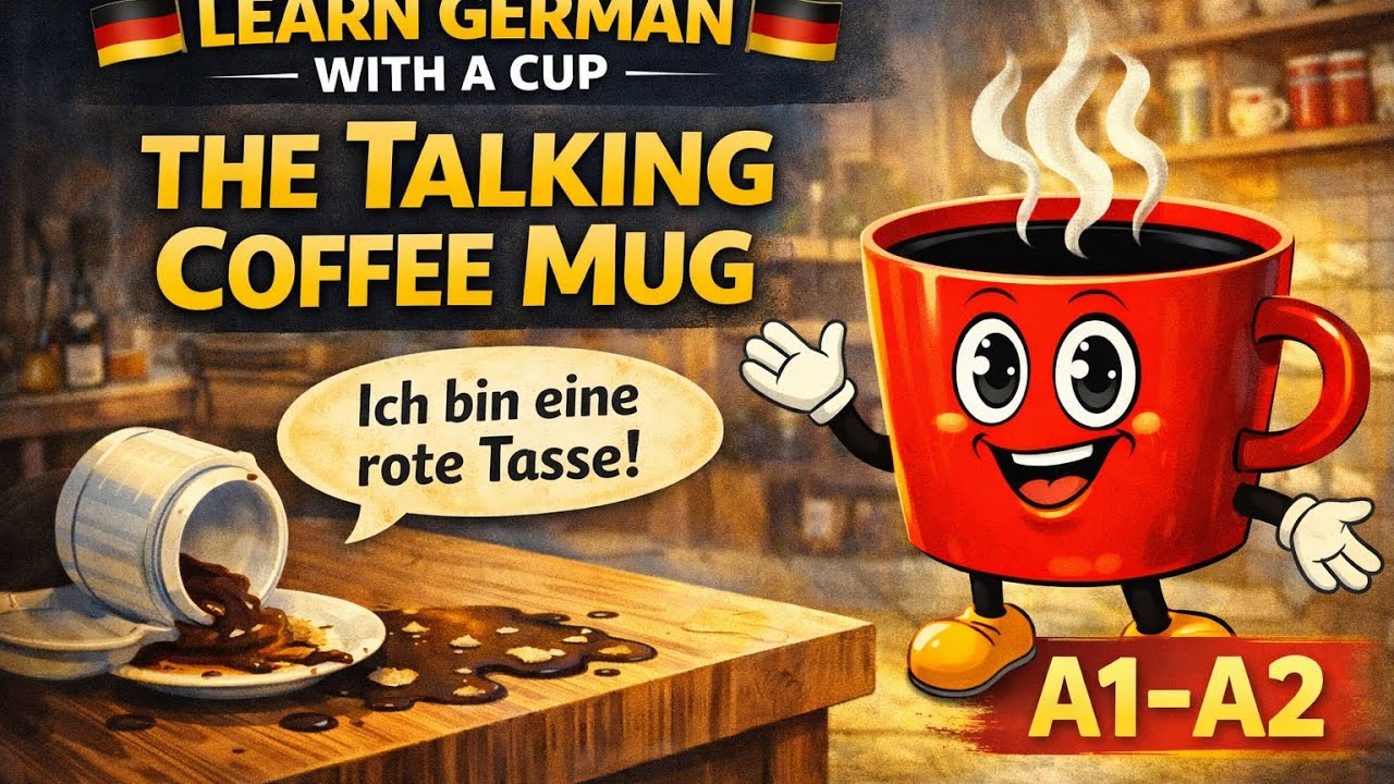 Learn German with a Story – The Little Coffee Cup (A1–A2)