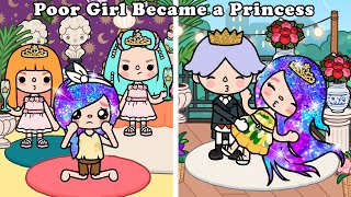 Poor Girl Became a Princess Because For Her Talent 💎👸 | Diamond hair | Toca boca | Toca Life World