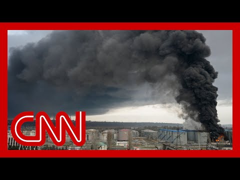 Russian missiles hit oil refinery in Ukrainian port city