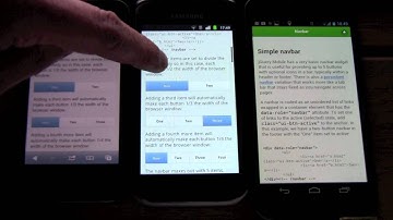 jQueryMobile on iPhone4S, GalaxyS and Galaxy Nexus