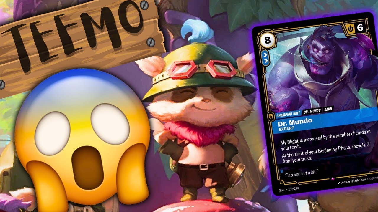 TEEMO RIFTBOUND DECKPROFILE 2025! - YouTube