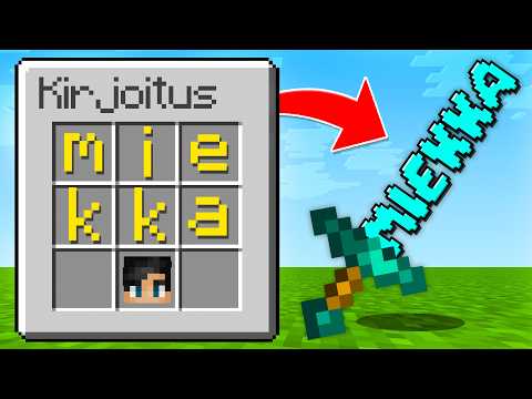 Minecraft, MUTTA Craftays On KIRJOITTAMISTA..