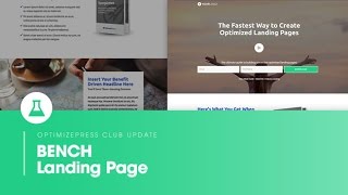 OptimizePress Club: Bench - Landing Page Template
