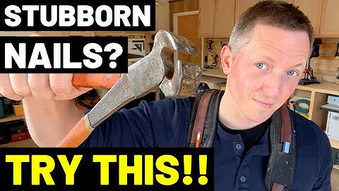 This Tool Helps Remove STUBBORN NAILS + FASTENERS! (Nipping Pliers/Nippers/Nail Puller--How To Use!)