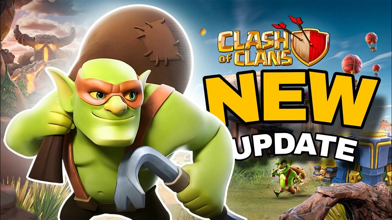 NEW UPDATE TODAY WE ARE PLAYING CLASH OF CLANS