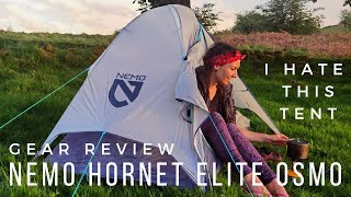 Is this the worst tent for UK hiking? NEMO Hornet elite OSMO 1P review