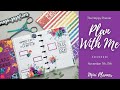 Plan With Me | November 7th-13th | Mini Happy Planner | The Happy Planner | MAMBI