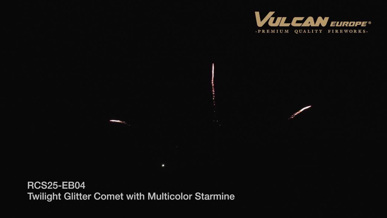 RCS25-EB04 Twilight Glitter Comet with Multicolor Starmine