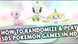 How to easily RANDOMIZE ANY 3DS and DS Pokémon Game in 4 minutes! USUM,  SuMo, ORAS, X and Y! 