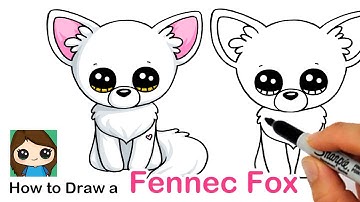 How to Draw a Fennec Fox | Beanie Boos