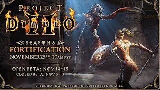 New Changes Season 6 Project Diablo 2 Fortification