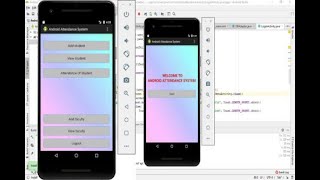 Attendance Monitoring System in Android App with Full Source Code Demo screenshot 4