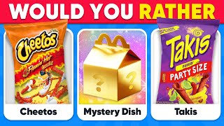 Would You Rather...? MYSTERY Dish Edition 🎁🍟 Quiz Shiba