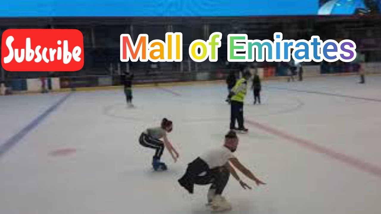Mall of emirates ice skating - YouTube
