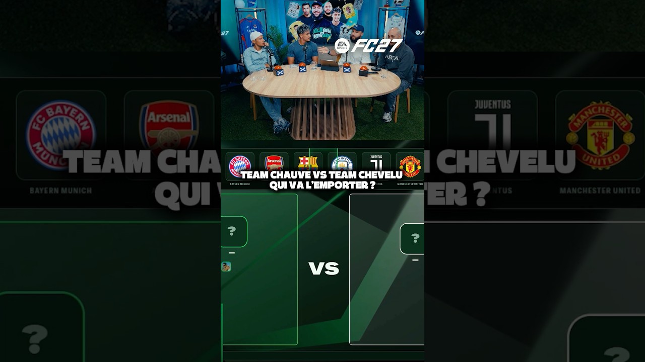 TEAM CHAUVE VS TEAM CHEVELU collaboration commerciale