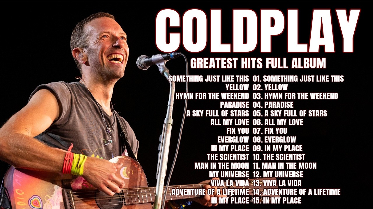 Coldplay Greatest Hits Full Album - Best of Coldplay - Live Concert Setlist - 1 Hour Experience