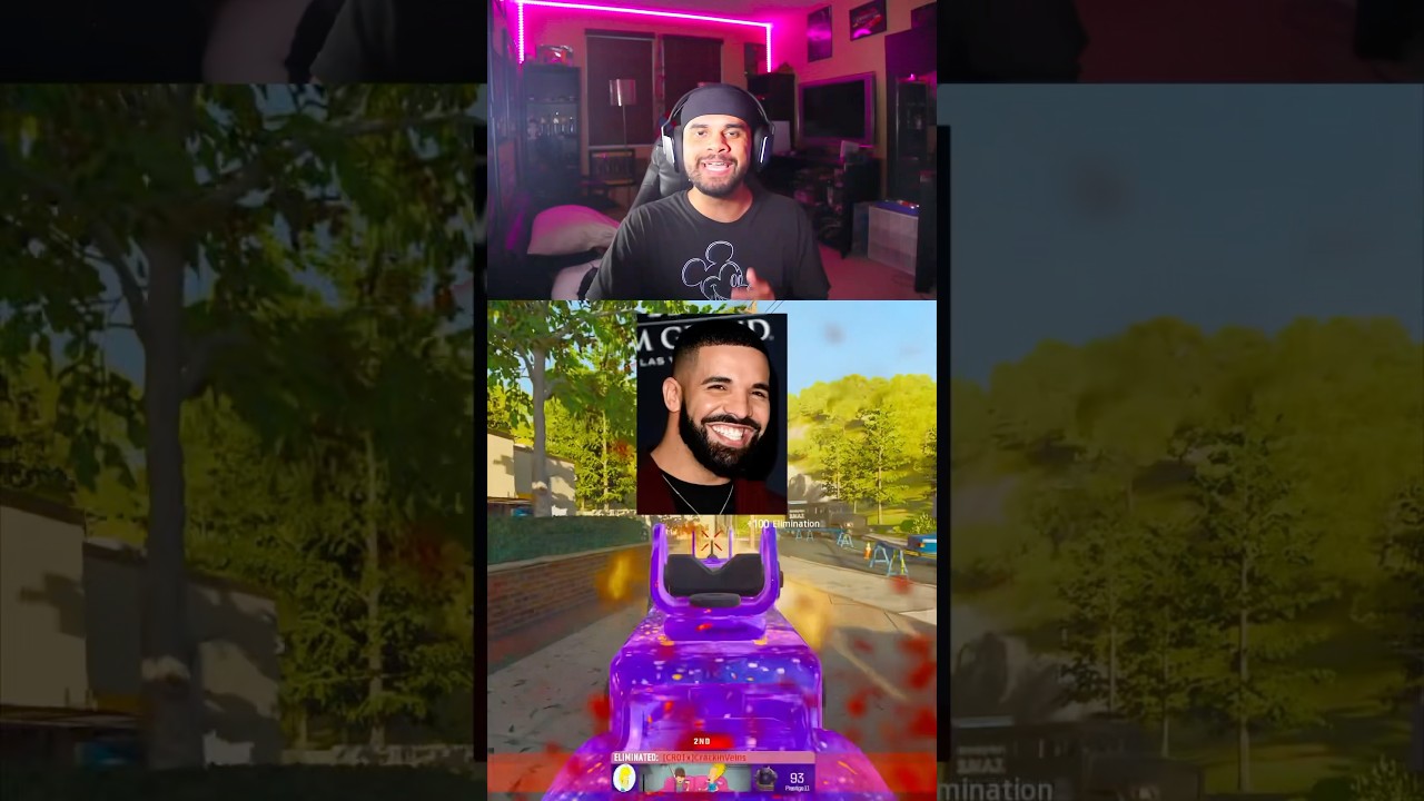 pretending to be Drake in COD Lobbies