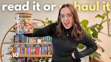 Read It or Unhaul It Ep. 10 📖 I have to read or unhaul these books!
