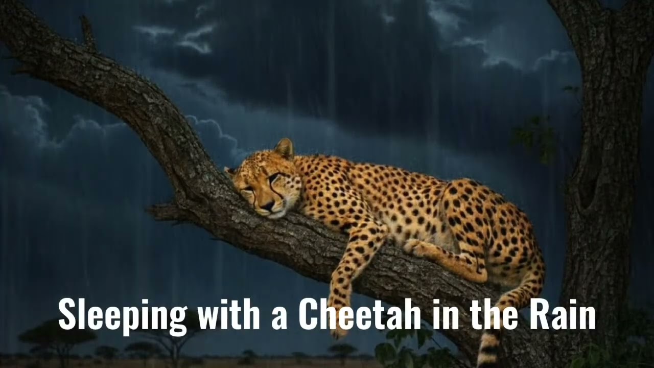 Peaceful Rain Sounds with Sleeping Animals for Better Sleep