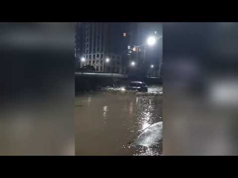 Алматыда нөсер жауып, жел күшейеді