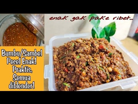 Resep Bumbu Pecel Di Blender