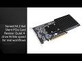 Sonnet M.2 4x4 Silent PCIe Card Review: Quiet 4-drive NVMe speed for real workflows