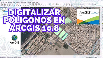 como DIGITALIZAR polígonos en ArcGIS 10.8 paso a paso  en 5 minutos